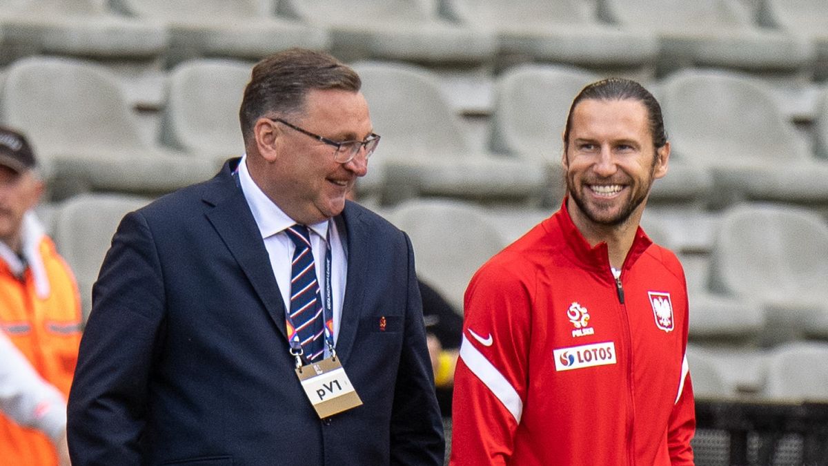 Getty Images / Sebastian Frej/MB Media / Na zdjęciu: Czesław Michniewicz i Grzegorz Krychowiak