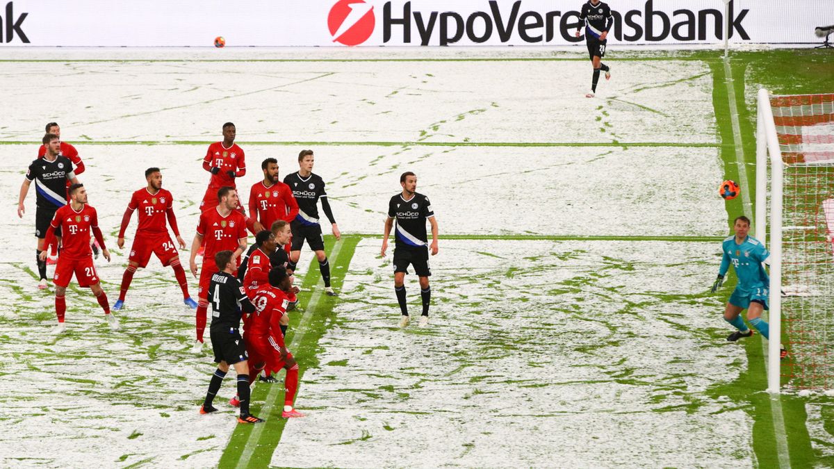 Zdjęcie z 1 połowy meczu Bayern - Arminia Bielefeld
