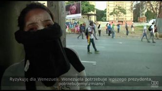 Starcia protestantów z policją na ulicach miasta