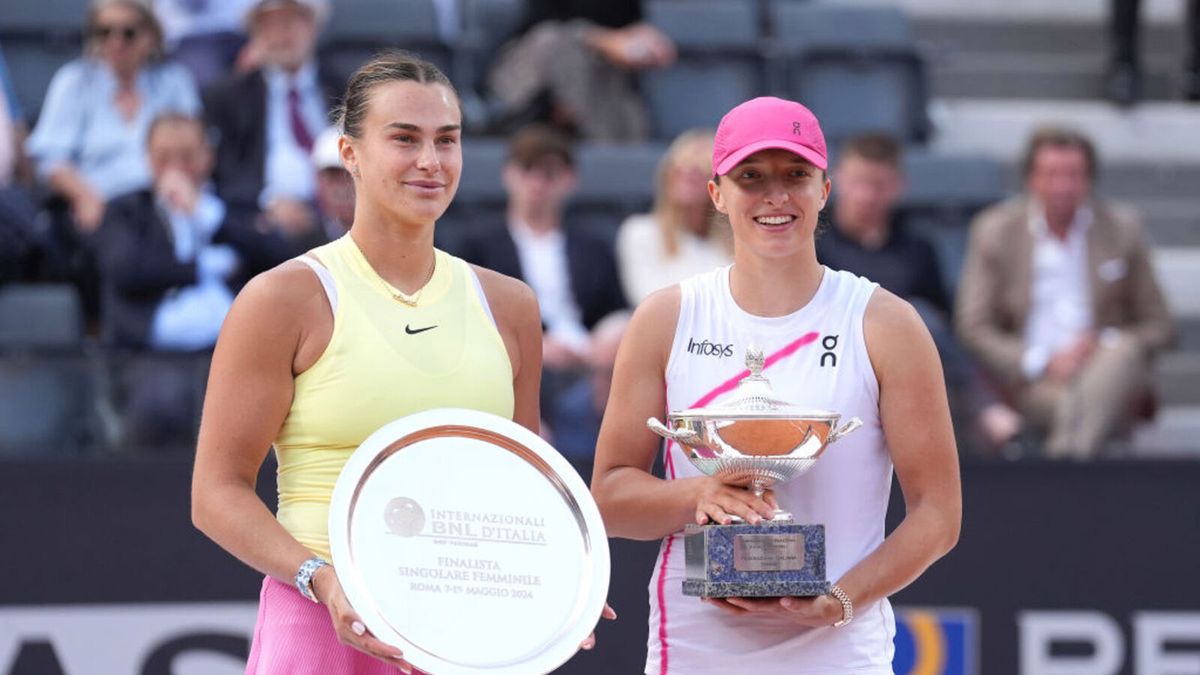 Getty Images / Matteo Ciambelli / Aryna Sabalenka i Iga Świątek