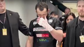 Pokazali wideo zza kulis. Tak Chalidow przeżywał porażkę