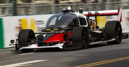 Bolid Roborace zaliczył kraksę podczas testów