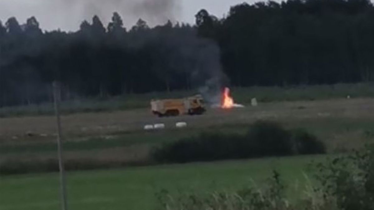 Szwecja. Samolot rozbił się tuż po starcie