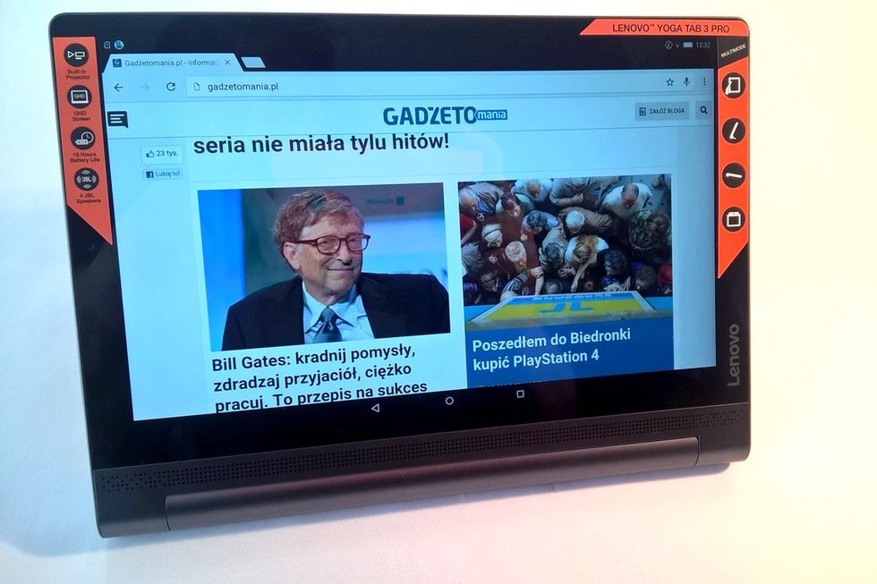 Lenovo Yoga Tab 3 Pro: podręczna brama do świata multimediów 2