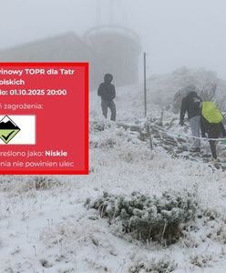 Pierwsze uderzenie zimy. W Tatrach zagrożenie lawinowe
