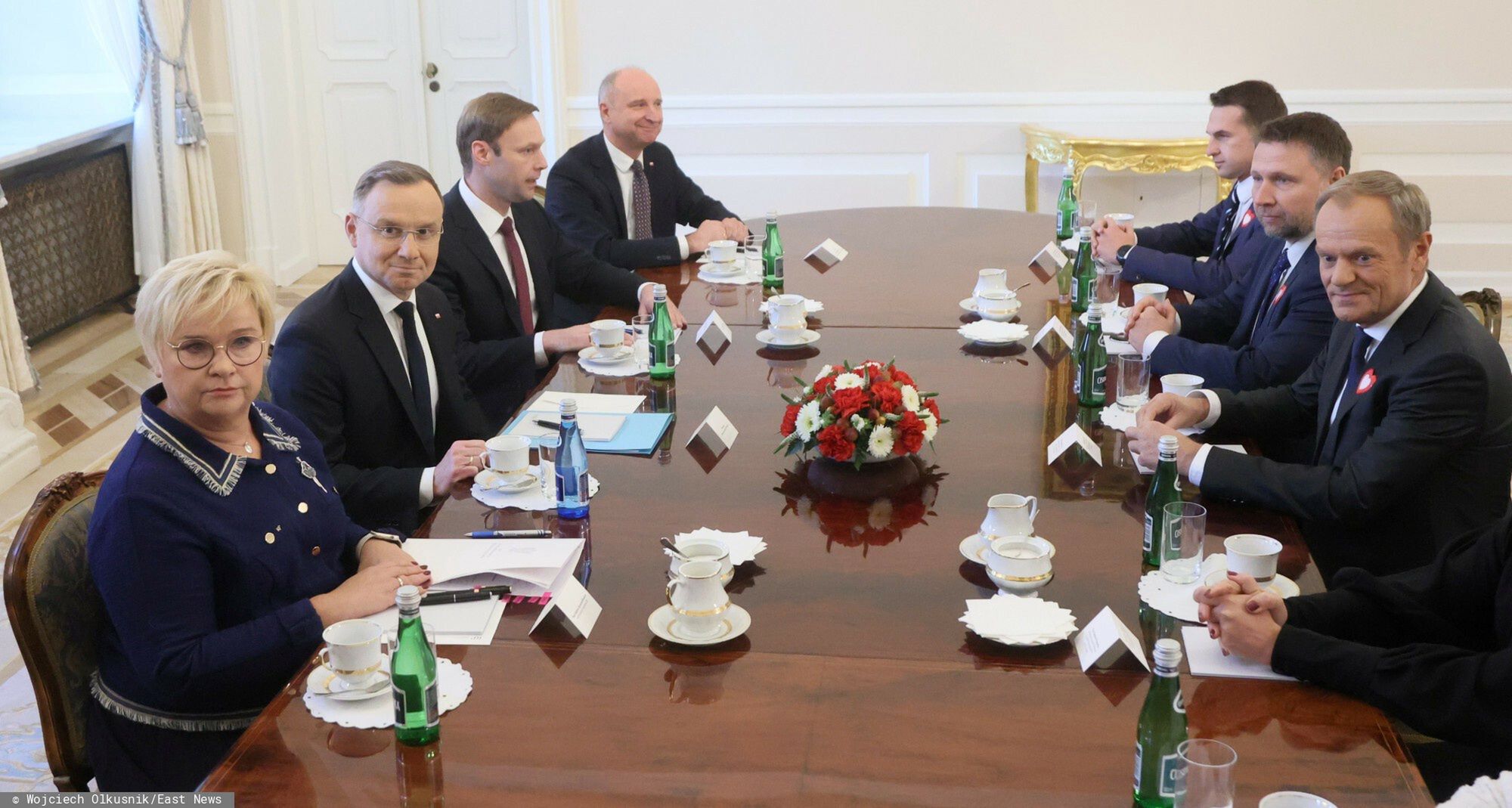 Konsultacje ws. nowego rządu w Pałacu Prezydenckim z liderami Koalicji Obywatelskiej
