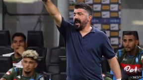 Serie A. Inter Mediolan - SSC Napoli. Gennaro Gattuso niezadowolony z gry Arkadiusza Milika