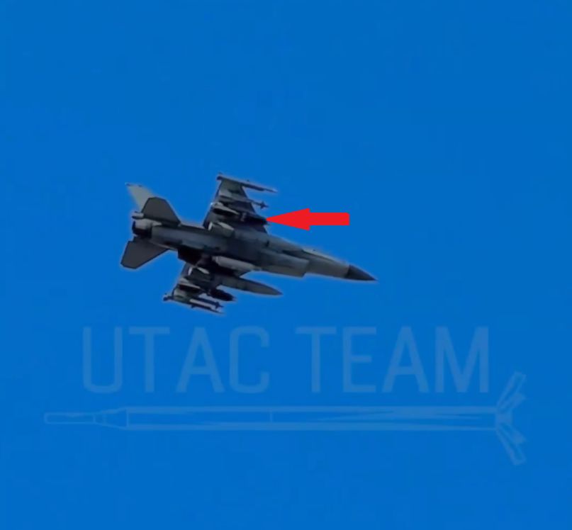 Ukraiński F-16 w akcji. Zbombardował cele w Rosji