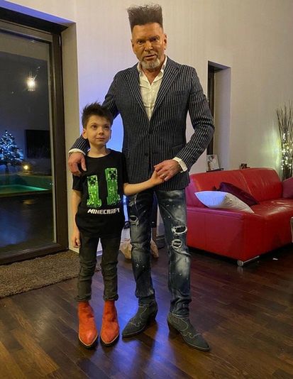 Krzysztof Rutkowski z synem Juniorem
