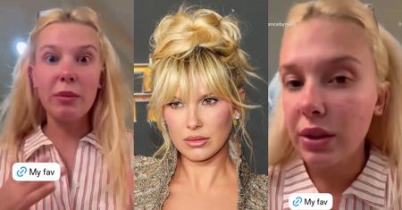 21-letnia Millie Bobby Brown reaguje na krytykę swojego "dojrzałego" wyglądu, pokazując się BEZ MAKIJAŻU