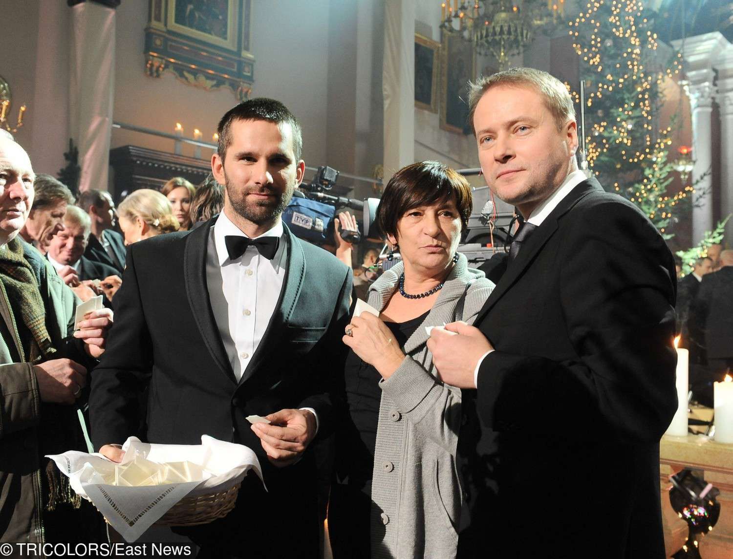 Lucyna Kobierzycka była agentką gwiazd. Na zdjęciu z Marcinem Bosakiem i Arturem Żmijewskim