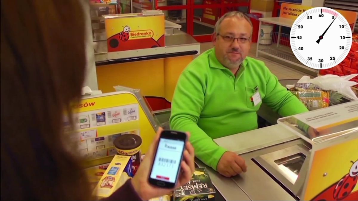 Za zakupy w Biedronce zapłacisz telefonem 1