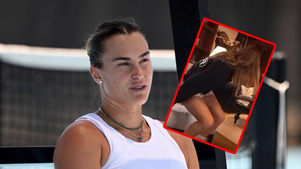 Getty Images / X / Na zdjęciu: Aryna Sabalenka i kadr z nagrania dla BB Tennis