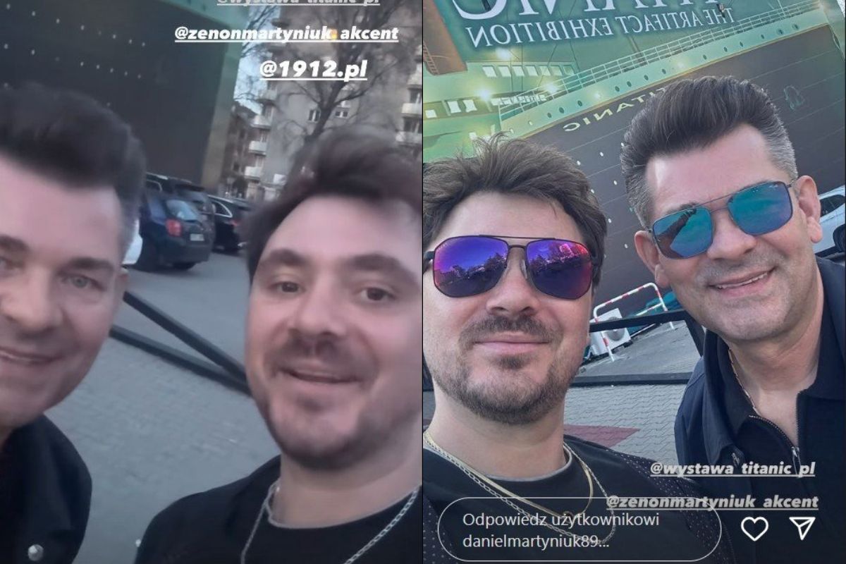 Zenek Martyniuk na spotkaniu z synem