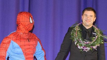 Spider-Man i Tomasz Karolak