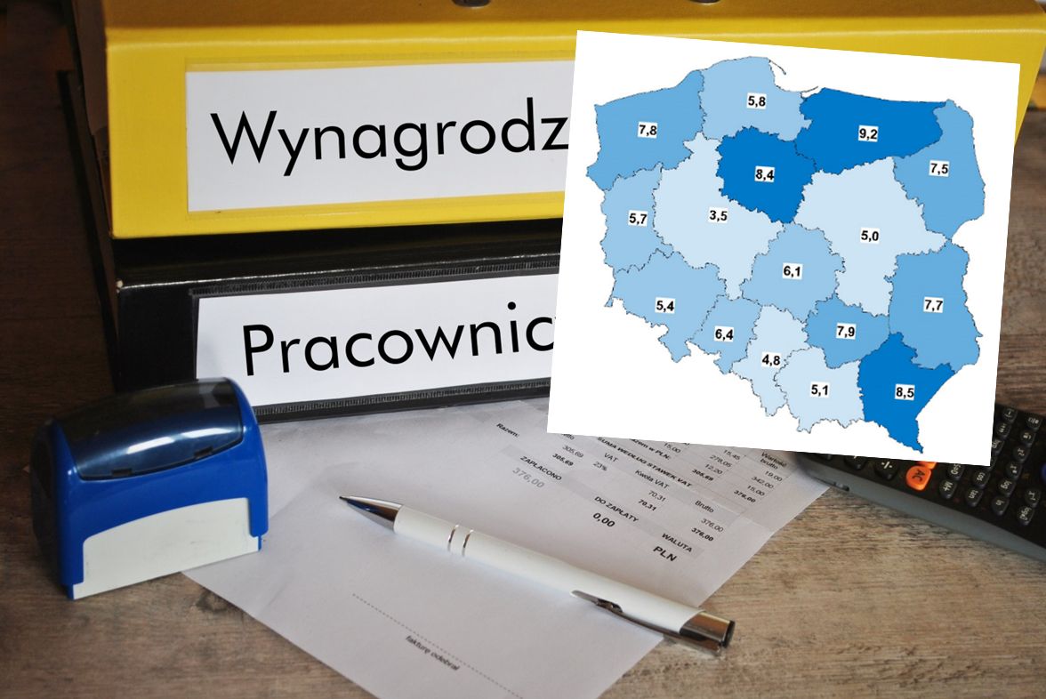 Na mapie Polski są ciągle czarne plamy bezrobocia