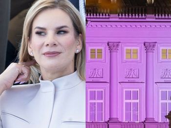 Oświetlili na różowo Pałac Prezydencki. To inicjatywa Marty Nawrockiej