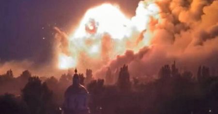 Silna eksplozja wstrząsnęła Makiejewką. Udany atak na rosyjski cel