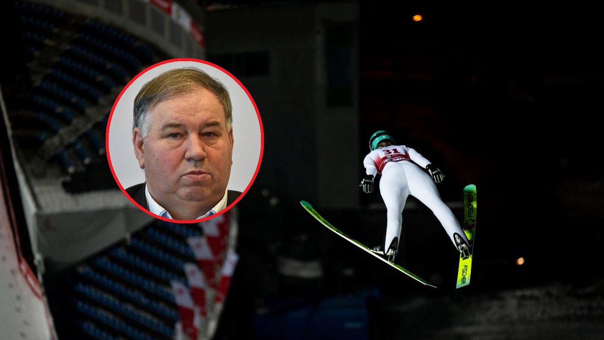 Getty Images / Authamayou Augustin/NordicFocus/Getty Images/PAP 	Jacek Bednarczyk / Na dużym zdjęciu widok na trybuny podczas skoku Niki Vodan, na małym Andrzej Wąsowicz