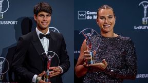 Co za wieczór dla tenisa! Sabalenka i Alcaraz otrzymali "sportowe Oscary"