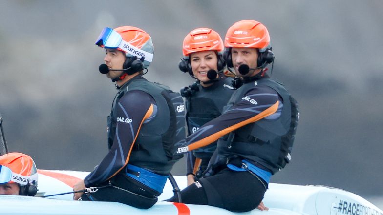 Kate Middleton na zawodach żeglarskich