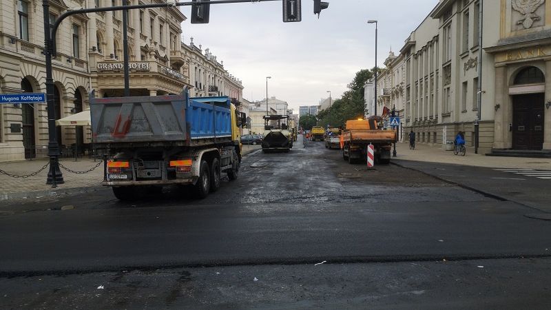 Remont nawierzchni ul. Krakowskie Przedmieście w Lublinie