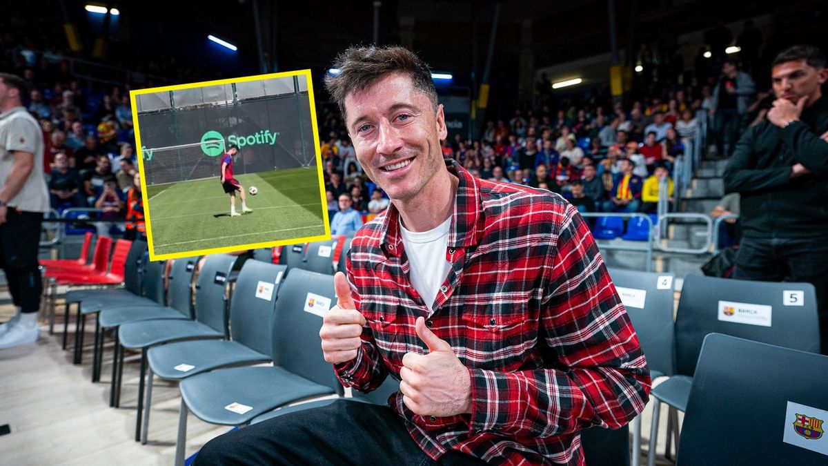 Twitter / FCBasket / FC Barcelona / Robert Lewandowski