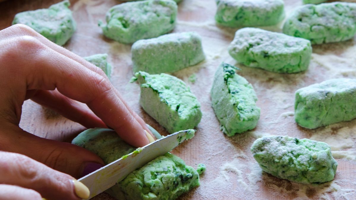 Dzieci pokochają zielone kopytka