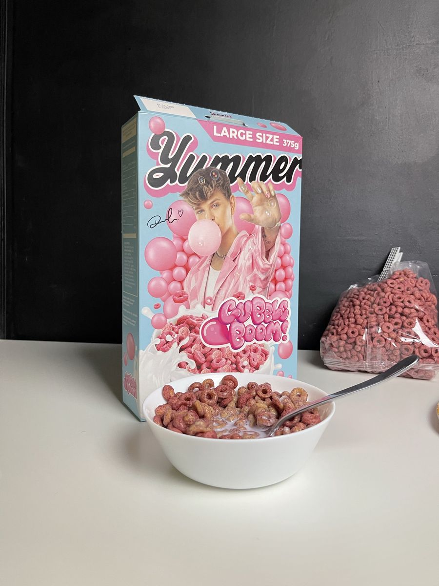 Płatki Dominika Rupińskiego Yummers' o smaku gumy balonowej