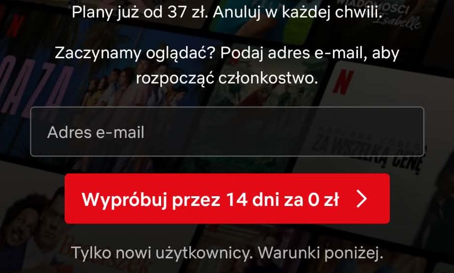 Na smartfonach darmowy okres może być krótszy