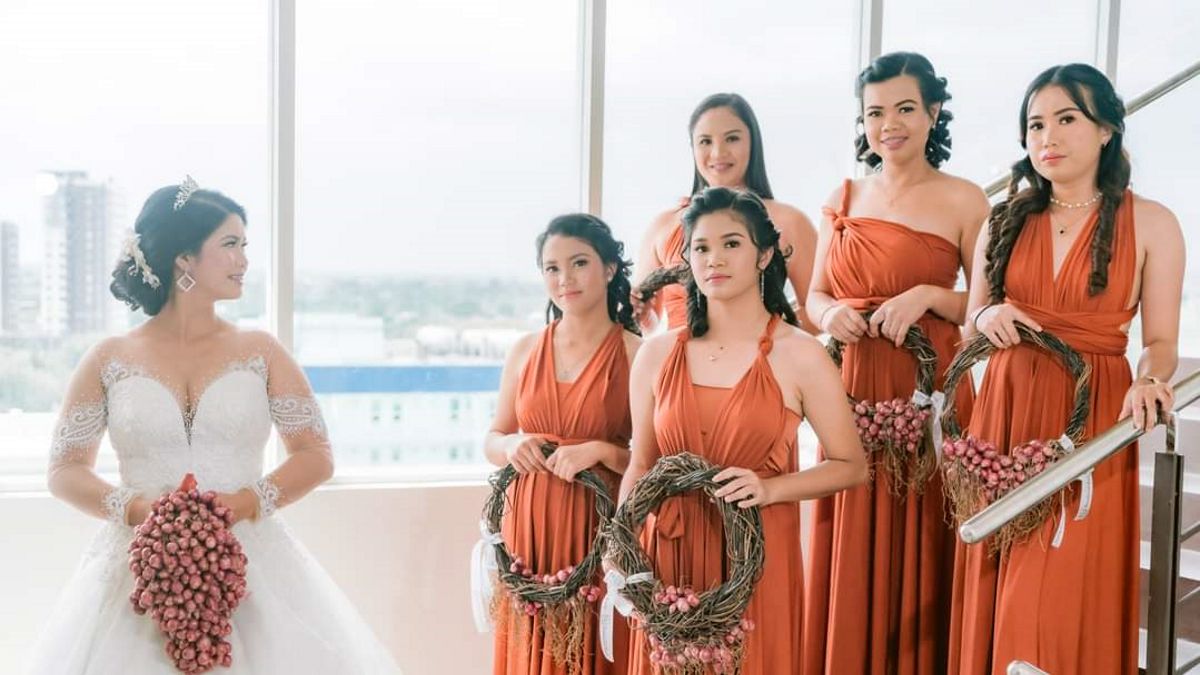 Zamiast kwiatów, bukiet z cebuli. Filipiński zwyczaj