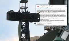 Zakpiła z płonącego krzyża. KO odcina się od wpisu radnej