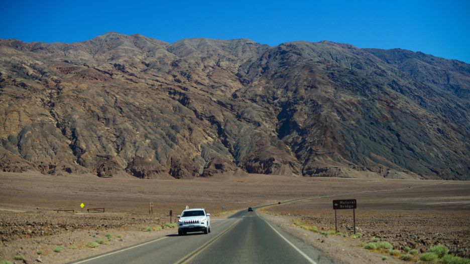 Road in the area of Death Valley, California. (photo by: Nano Calvo / VWPics/Universal Images Group via Getty Images)