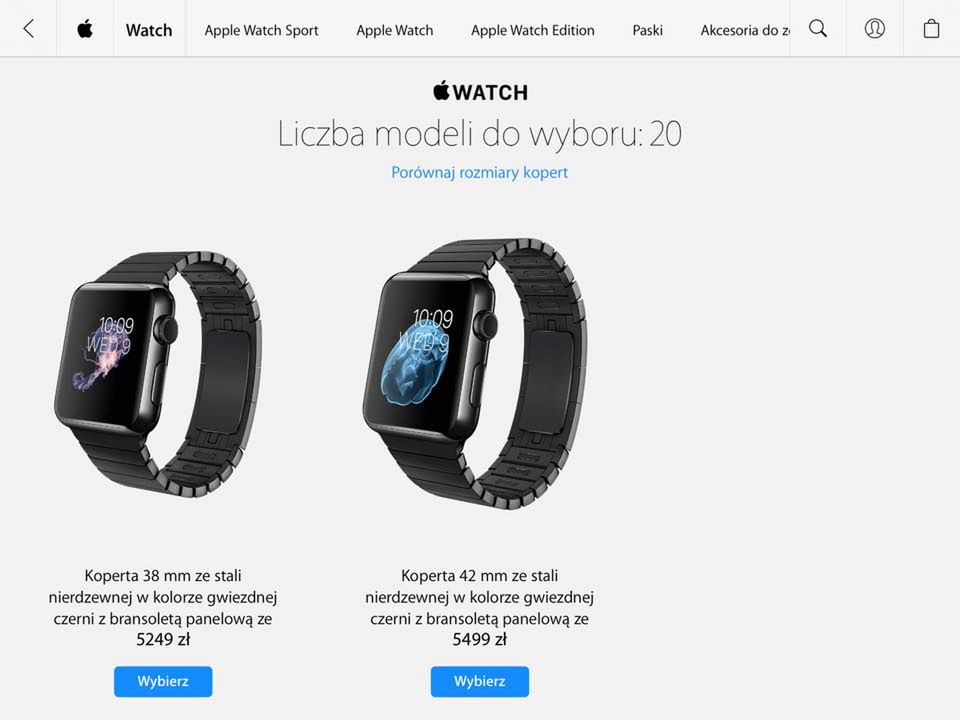 Apple Watch zmierza do Polski. Oto polskie ceny. Aktualizacja: jest i data premiery 13