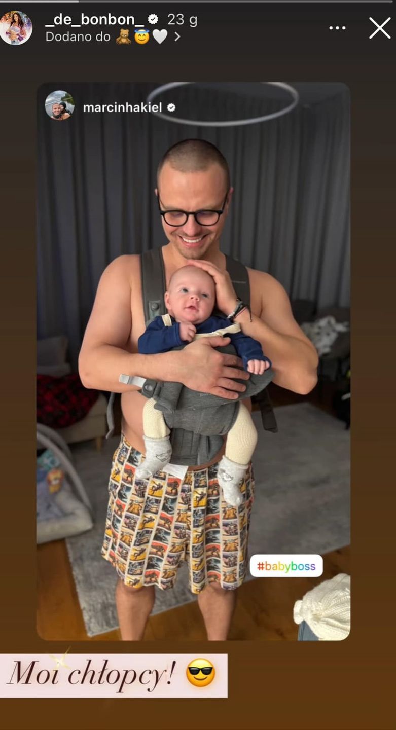 Marcin Hakiel z synkiem