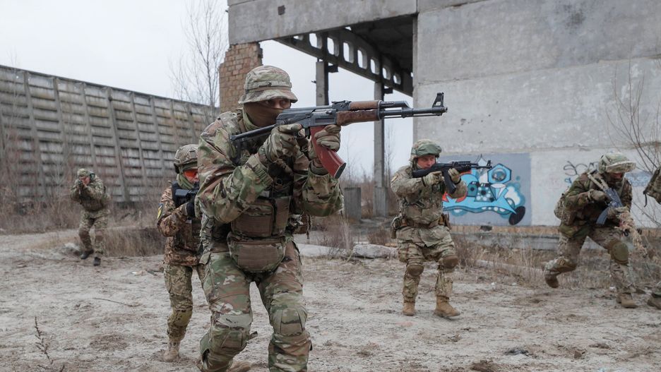 Ukraińscy żołnierze przygotowują się do ewentualnej, militarnej agresji ze strony 