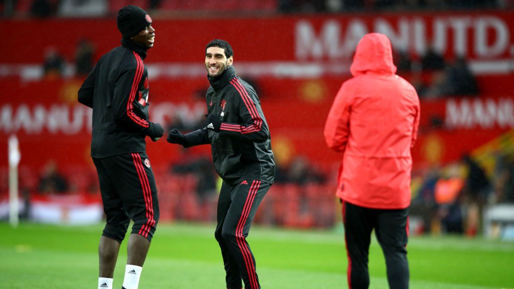 Getty Images / Clive Brunskill / Na zdjęciu: Marouane Fellaini (w środku)