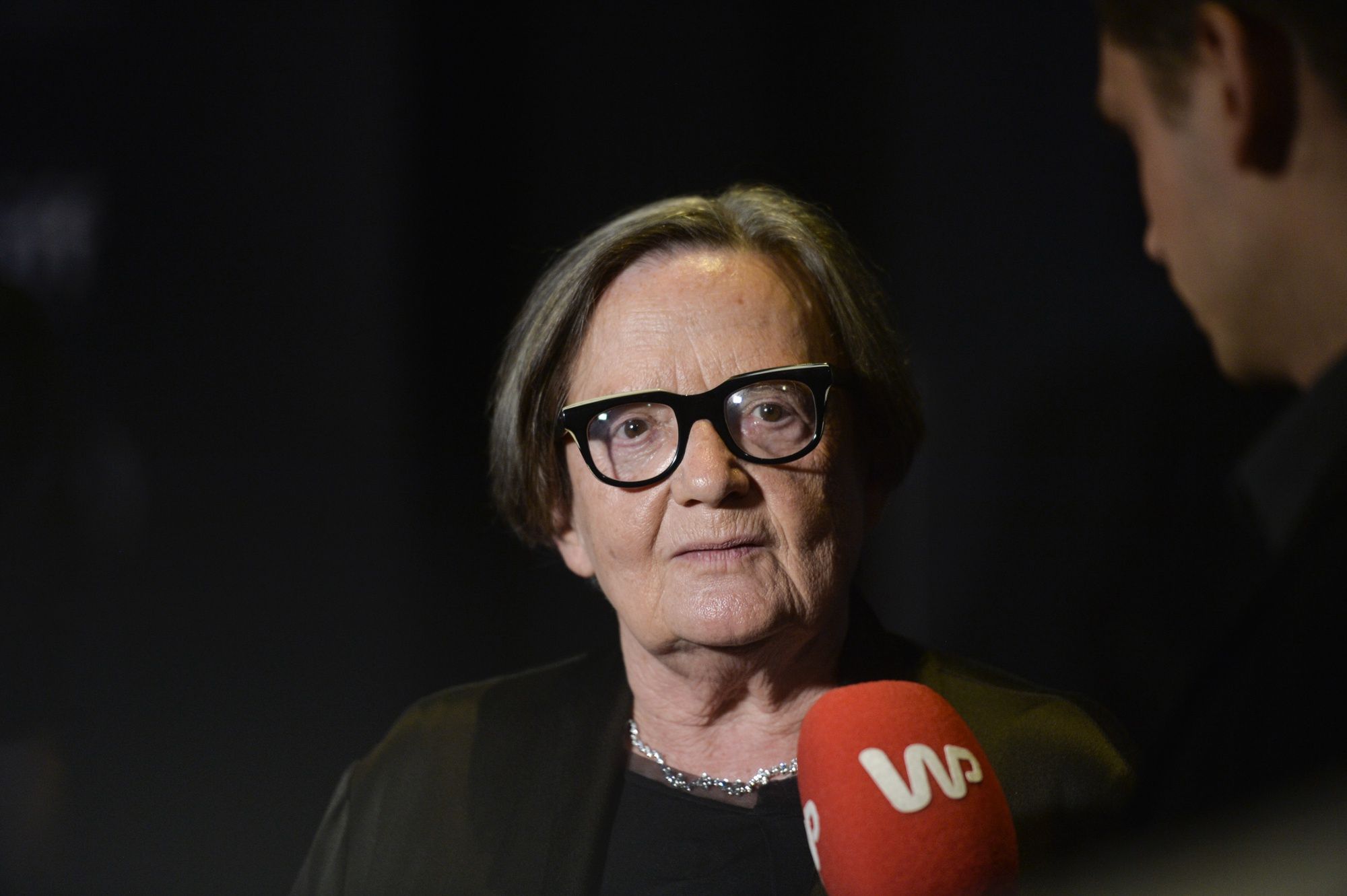 Agnieszka Holland pojawiła się na premierze "Zielonej Granicy" w Białymstoku