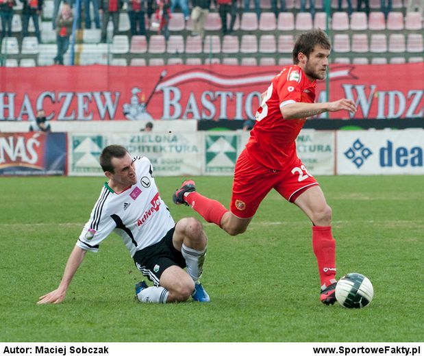 Łukasz Broź rozegrał setny mecz w ekstraklasie