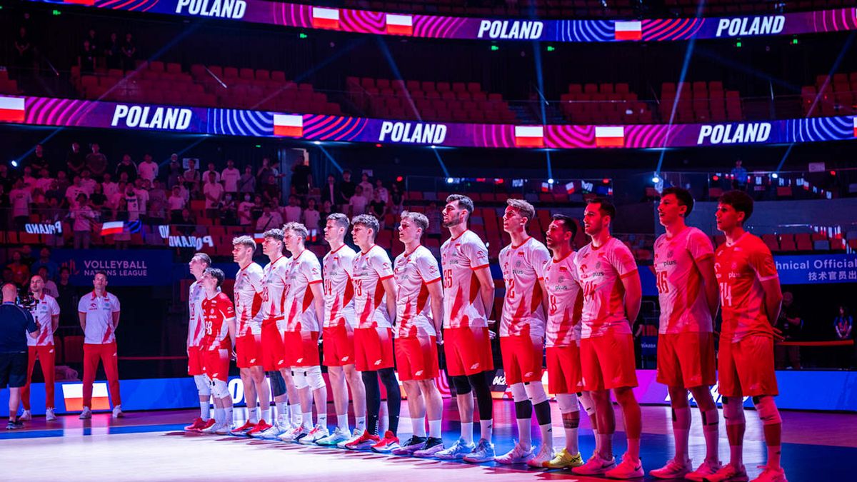 Materiały prasowe / VolleyballWorld / Na zdjęciu: reprezentacja Polski