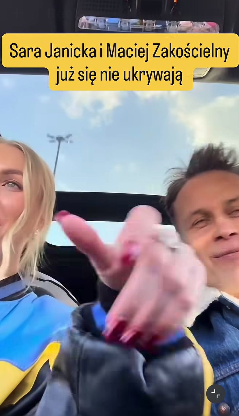 Maciej Zakościelny i Sara Janicka