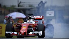 GP Chin: Vettel najlepszy w deszczowym treningu