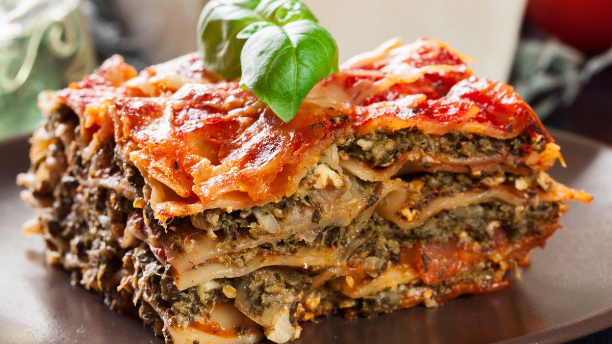 Szpinakowa lasagne