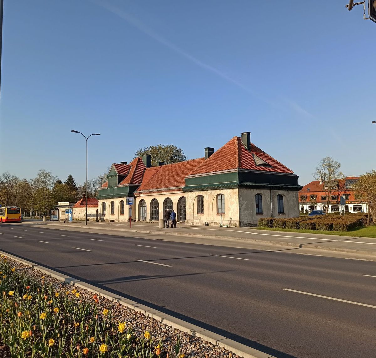 Warszawa. Zabudowania dawnej stacji Kolei Wilanowskiej