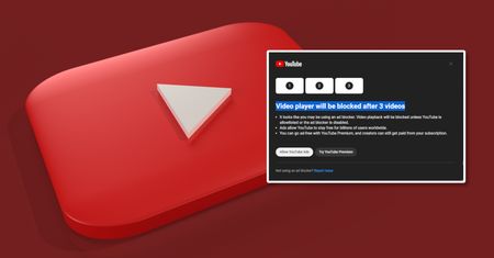 Blokujesz reklamy na YouTubie? Obejrzysz tylko kilka filmów