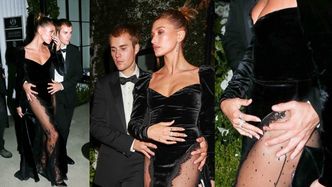 Hailey Bieber opuszcza imprezę z Justinem Bieberem, TRZYMAJĄC SIĘ ZA BRZUCH (ZDJĘCIA)