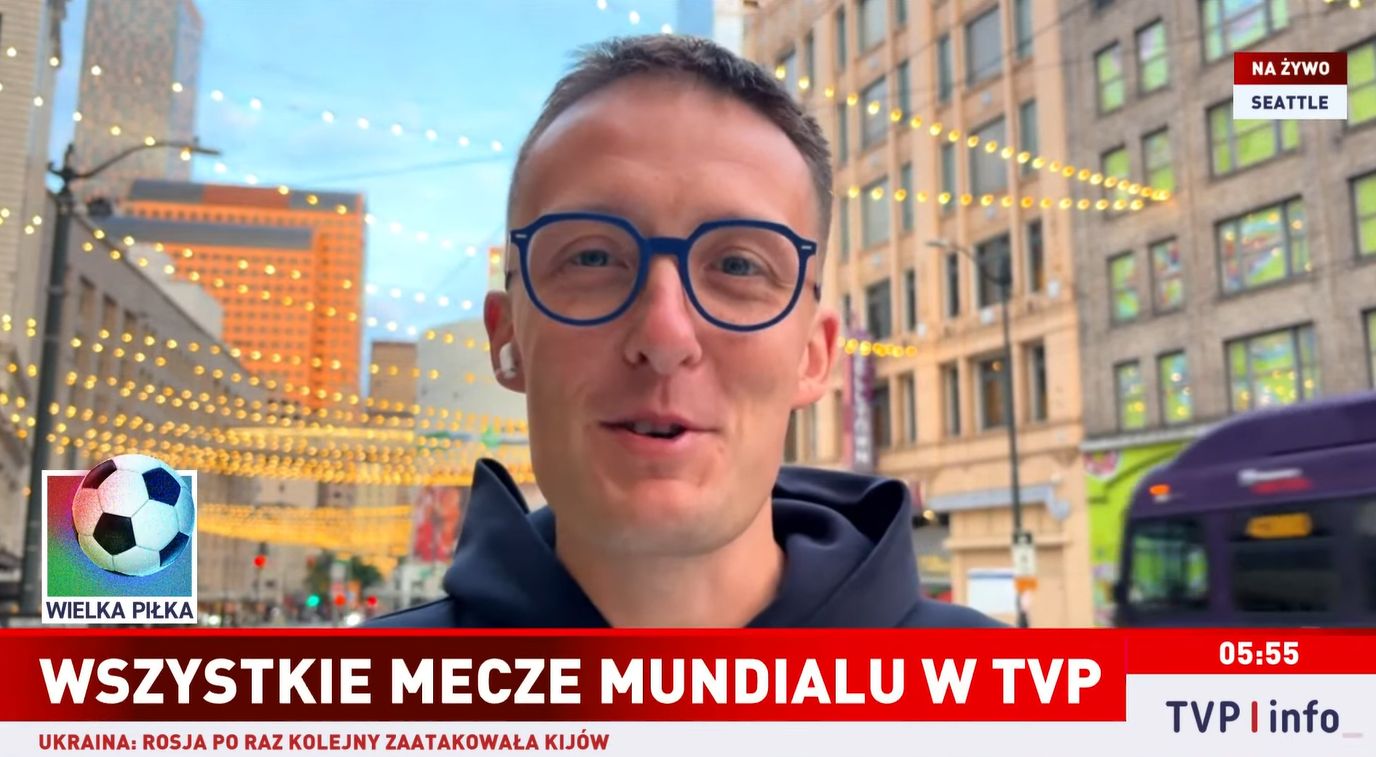 Kacper Merk w zespole TVP Info