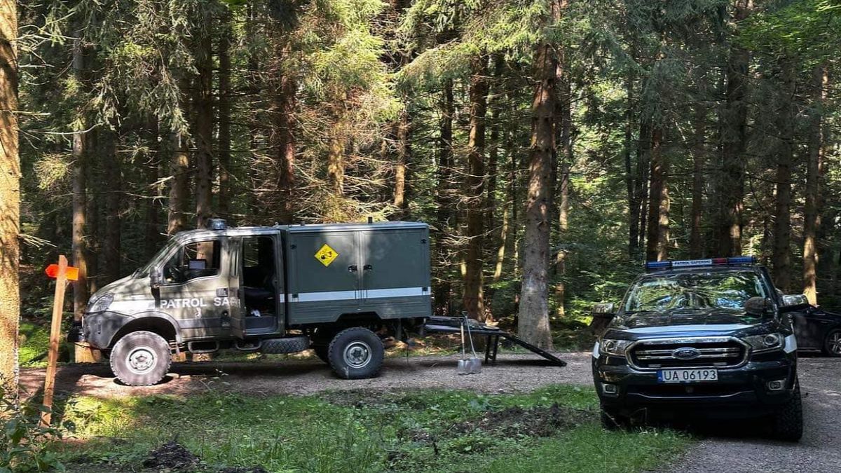 Saperzy na popularnym dolnośląskim szlaku