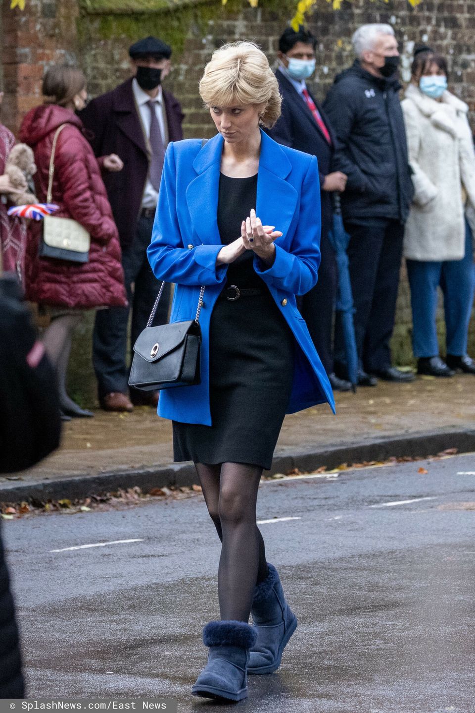 Wyciekły zdjęcia Elizabeth Debicki z planu "The Crown"