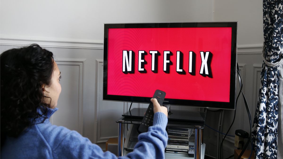 PARIS, FRANCE - NOVEMBER 20: In this photo illustration, the Netflix media service provider's logo is displayed on the screen of a television on November 20, 2019 in Paris, France. Netflix, the US giant of online video subscription, has more than 5 million subscribers in France, 4 and a half years after its arrival in France in September 2014. Netflix offers movies and TV series over the internet and now has 137 million subscribers worldwide. (Photo by Chesnot/Getty Images)